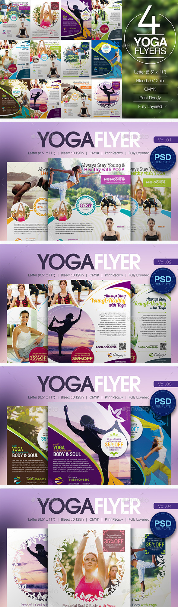 Yoga Flyer Bundle - Miscellaneous Events