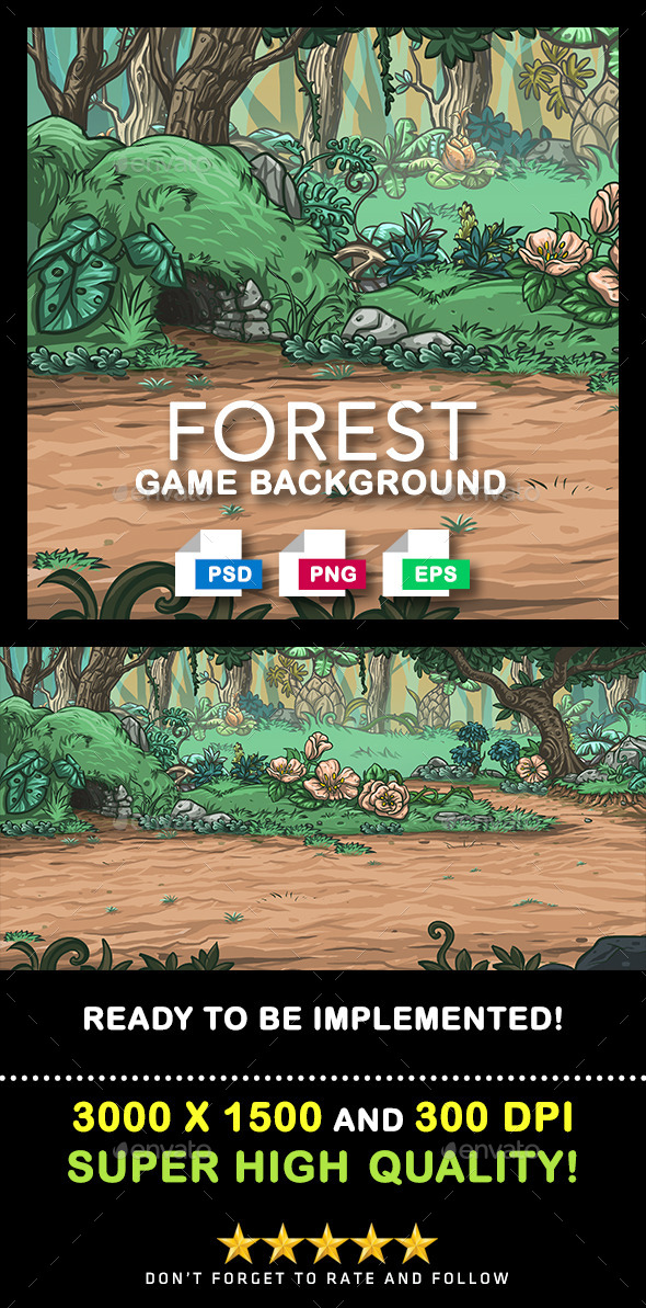 Game Background #1 - Backgrounds Game Assets