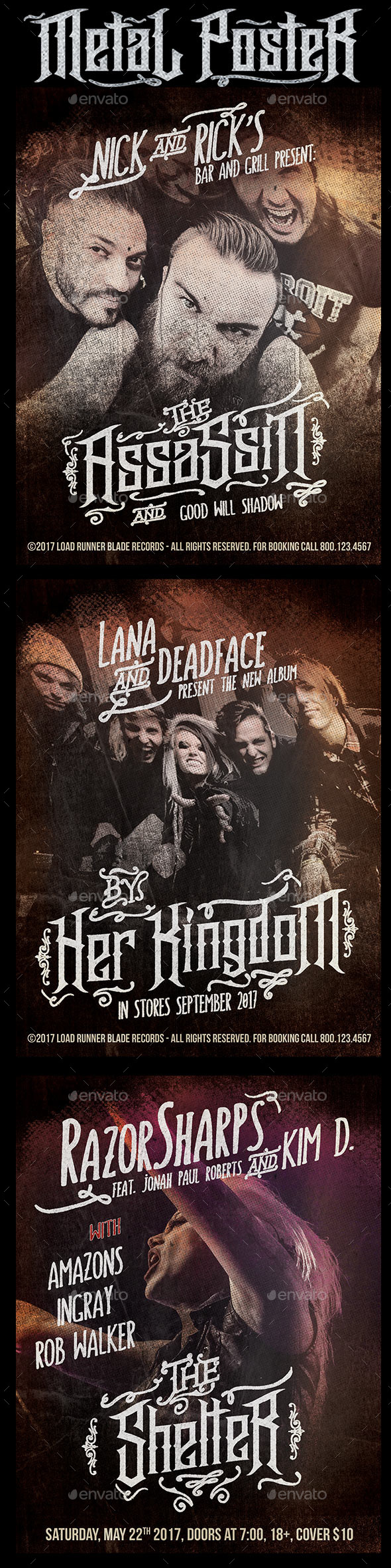 Nu-Metal Poster - Events Flyers