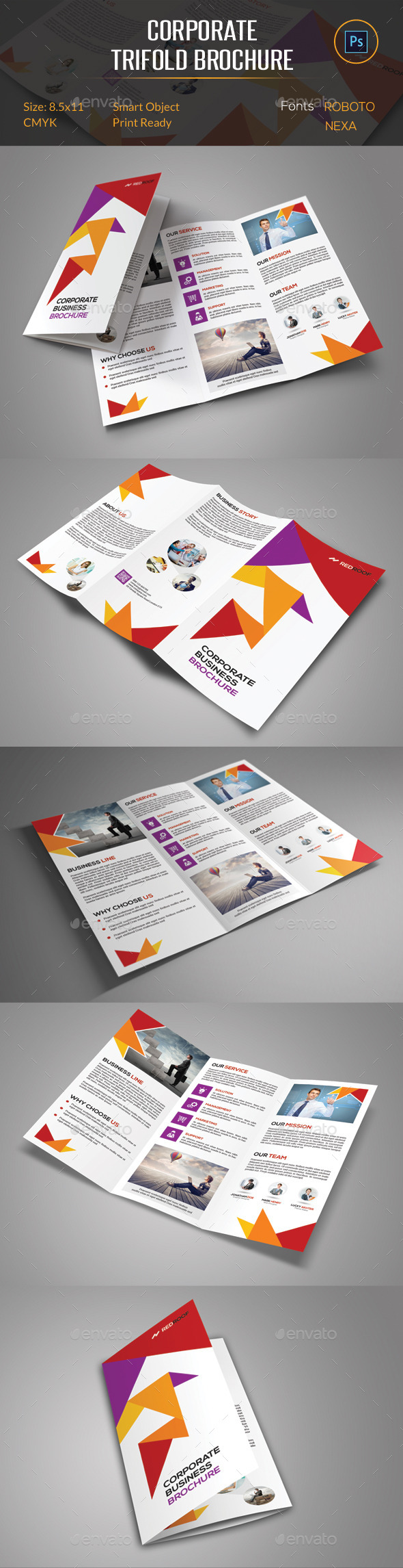 Corporate Trifold Brochure - Corporate Brochures