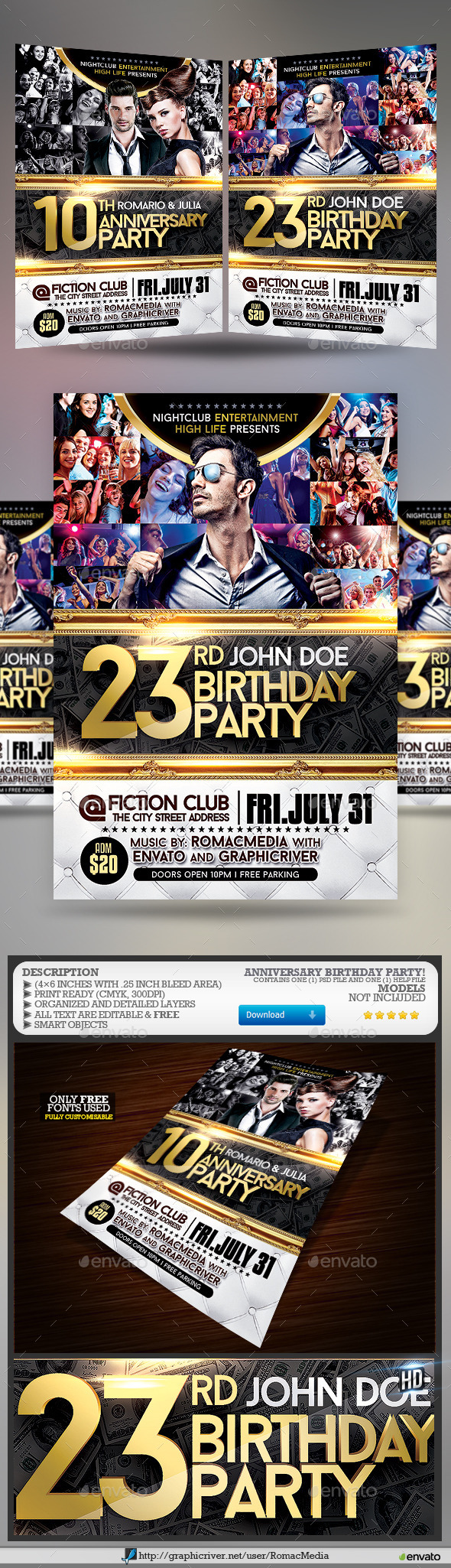 Anniversary Birthday Party - Clubs & Parties Events