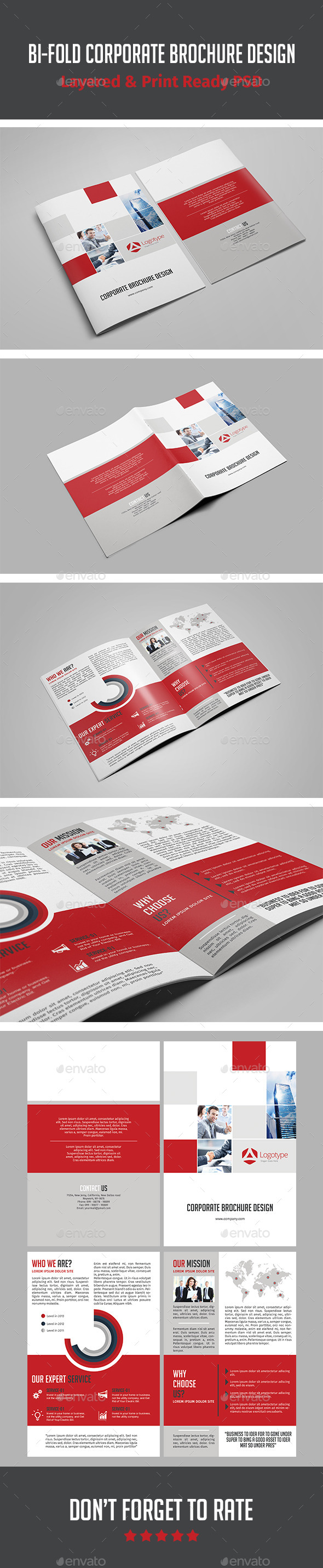 Bi-fold Corporate Brochure Design - Corporate Brochures