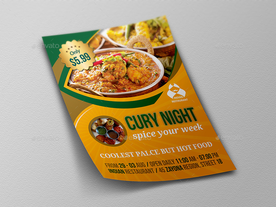 restaurant flyers templates
