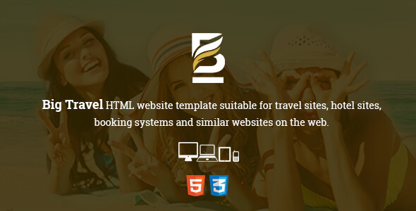 Big Travel Responsive HTML5 Template Big Travel Responsive HTML5 Template