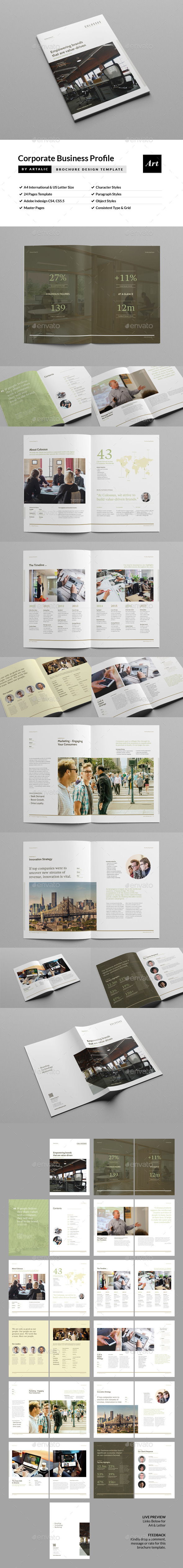 Corporate Brochure - Brochures Print Templates
