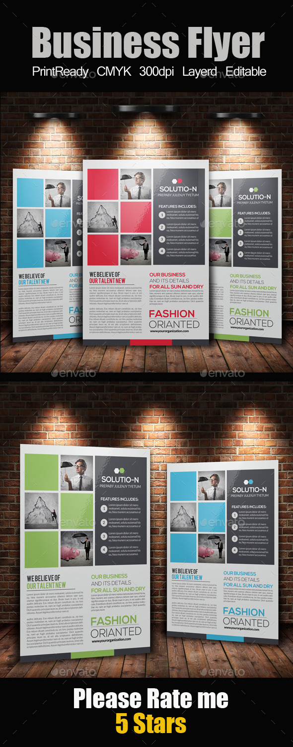 A4 Business Flyer Template - Corporate Flyers