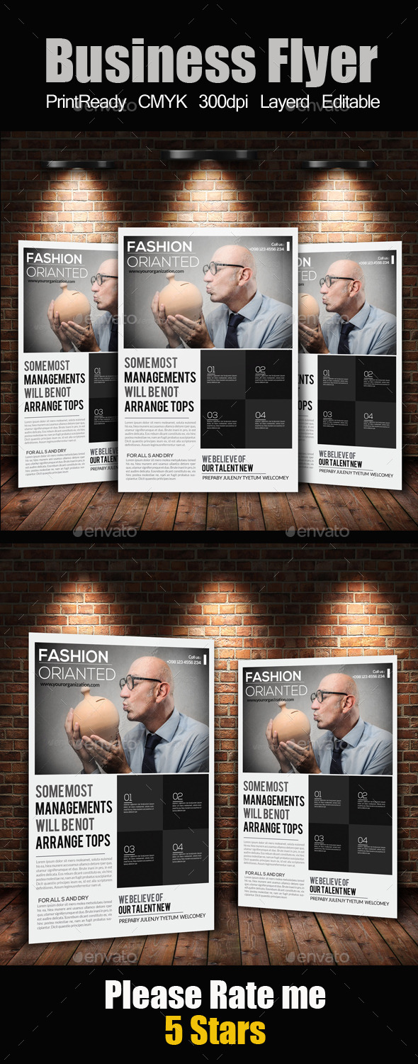 A4 Business Flyer Template - Corporate Flyers