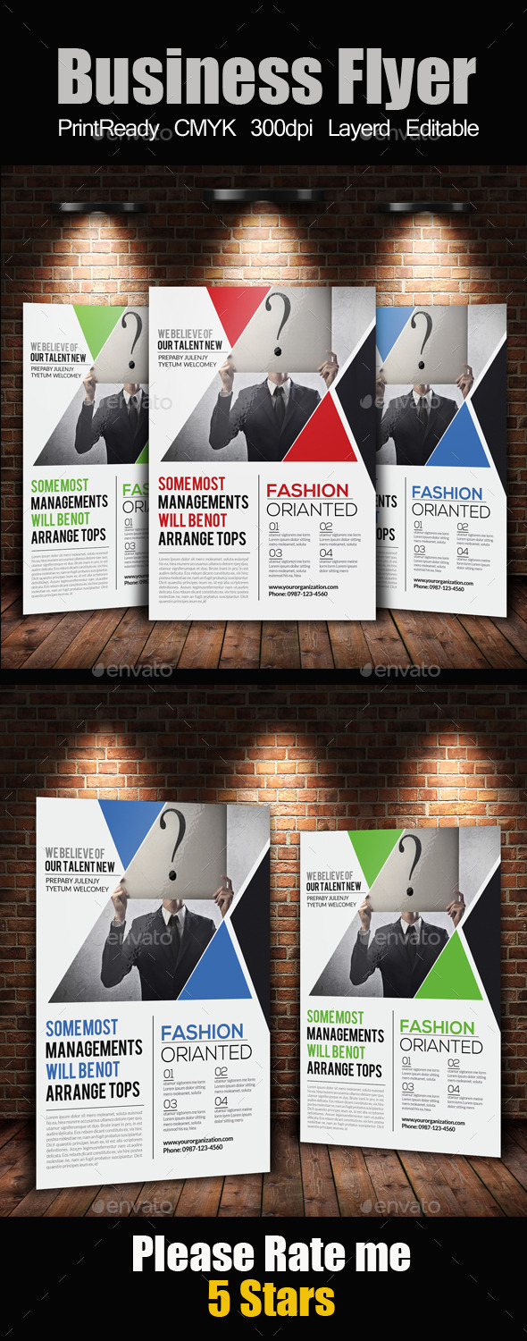 A4 Business Flyer Template - Corporate Flyers