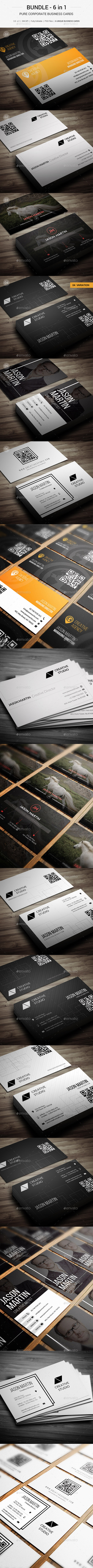 Bundle - 6 in 1 - 134 - Creative Business Cards