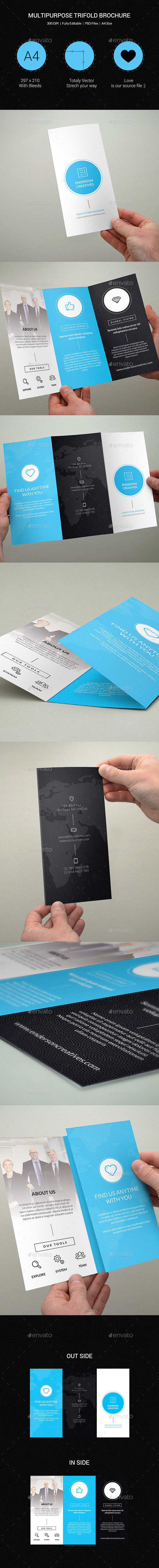 Creative Multipurpose Trifold Brochure - 11 - Corporate Brochures