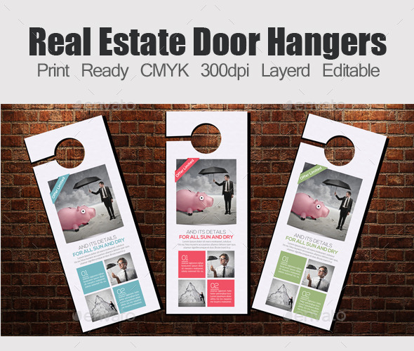 Corporate Door Hangers Template - Miscellaneous Events