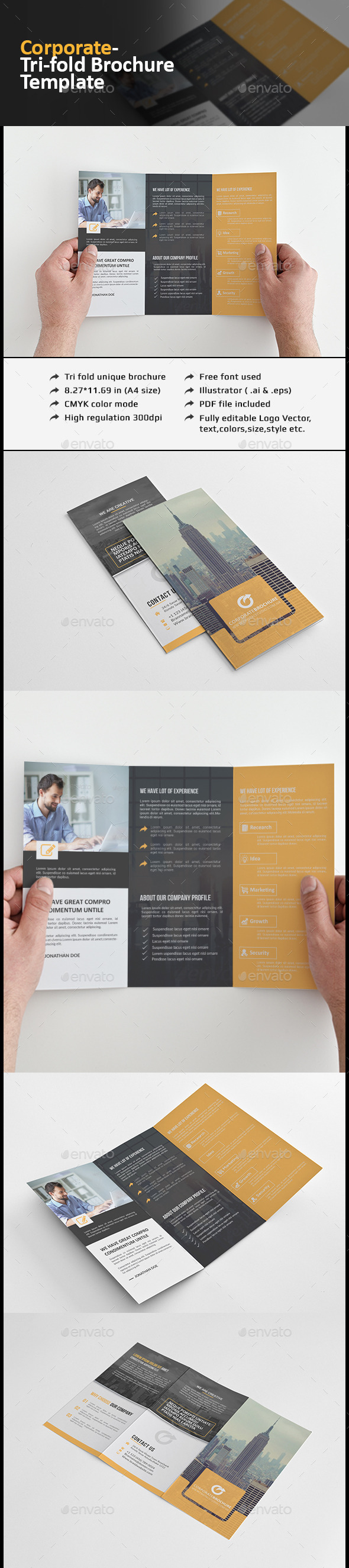 Tri-fold Brochure - Corporate Brochures