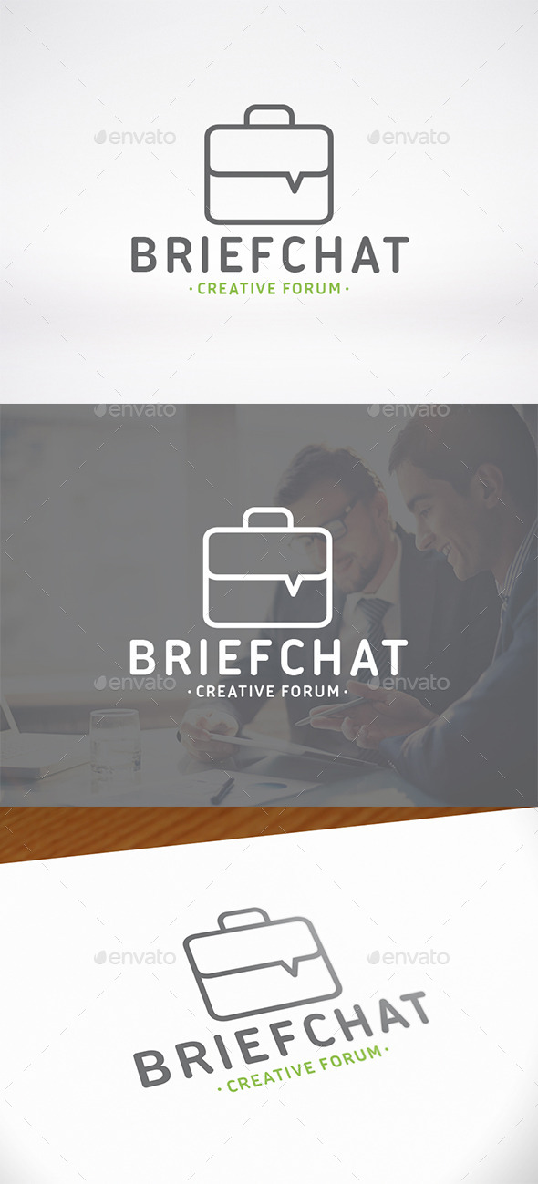Business Chat Logo Template - Symbols Logo Templates