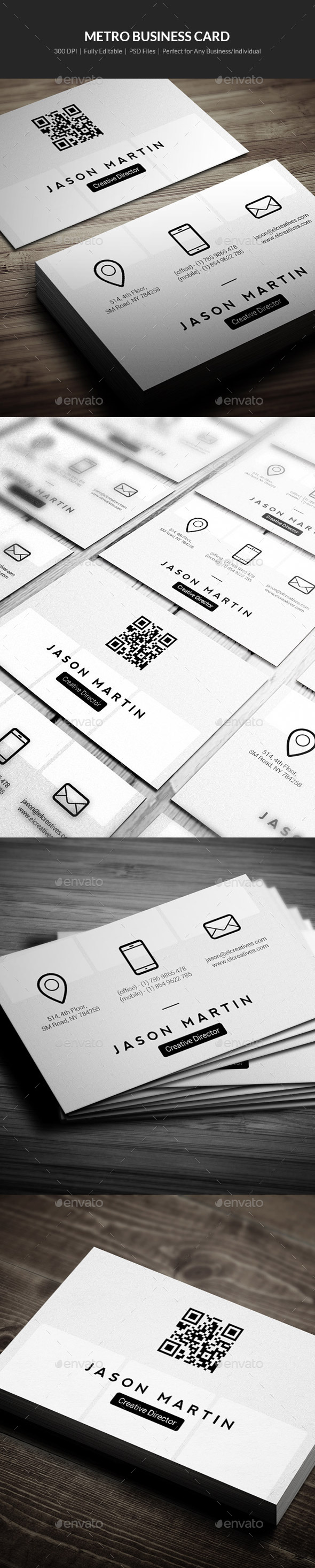 Metro Business Card - 04 - Corporate Business Cards