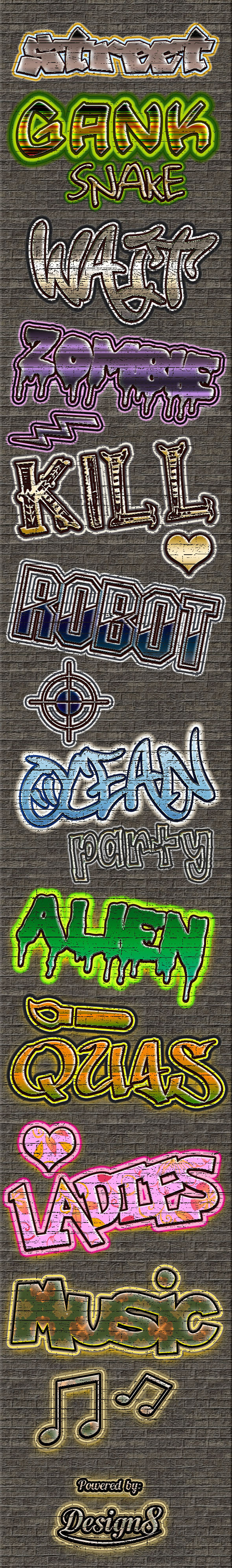 Street Text Effect Style - Text Effects Styles