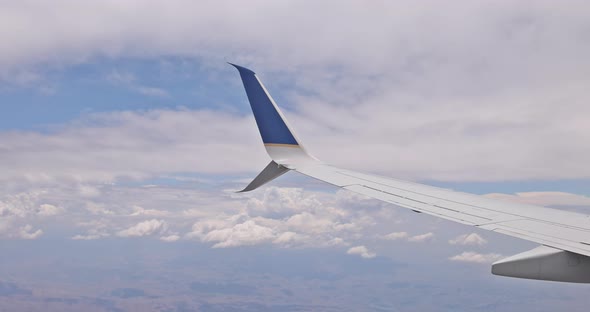 Beautiful White Clouds Floating High Angle Air Above the Clouds Blue Sky Landscape alt