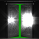 Metal door opens to reveal green screen - VideoHive Item for Sale