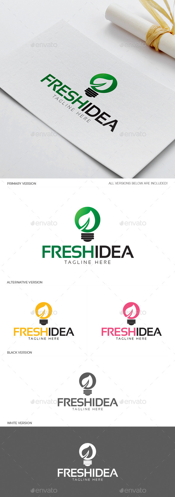 Fresh Idea Logo - Objects Logo Templates