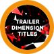 Dimension Trailer Titles - VideoHive Item for Sale