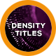 Density Titles - VideoHive Item for Sale