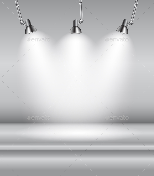 Background with Lighting Lamps - Man-made Objects Objects