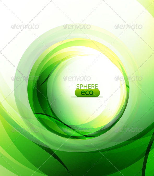 Abstract green background - Abstract Conceptual