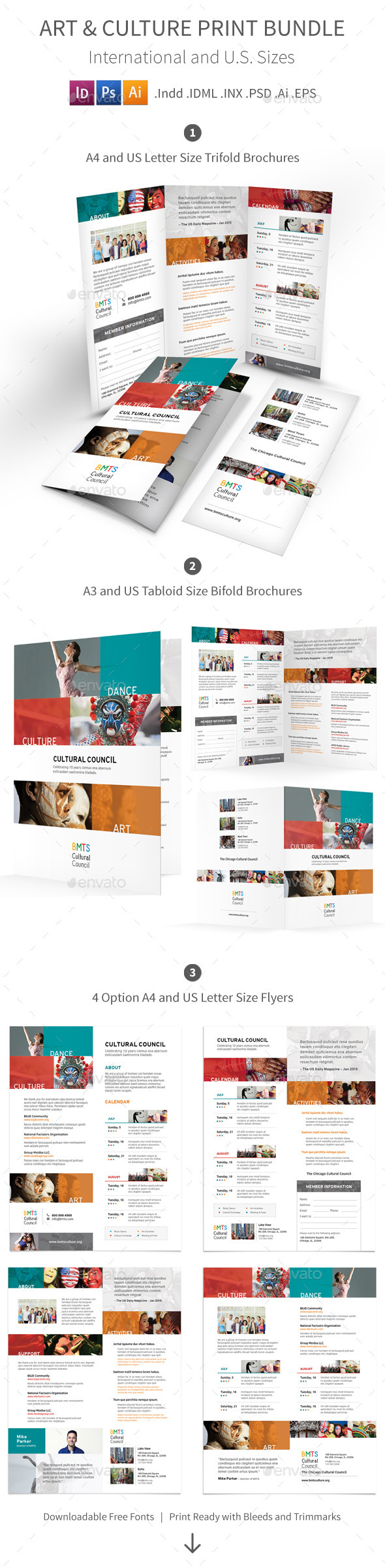 Art and Culture Print Bundle - Informational Brochures