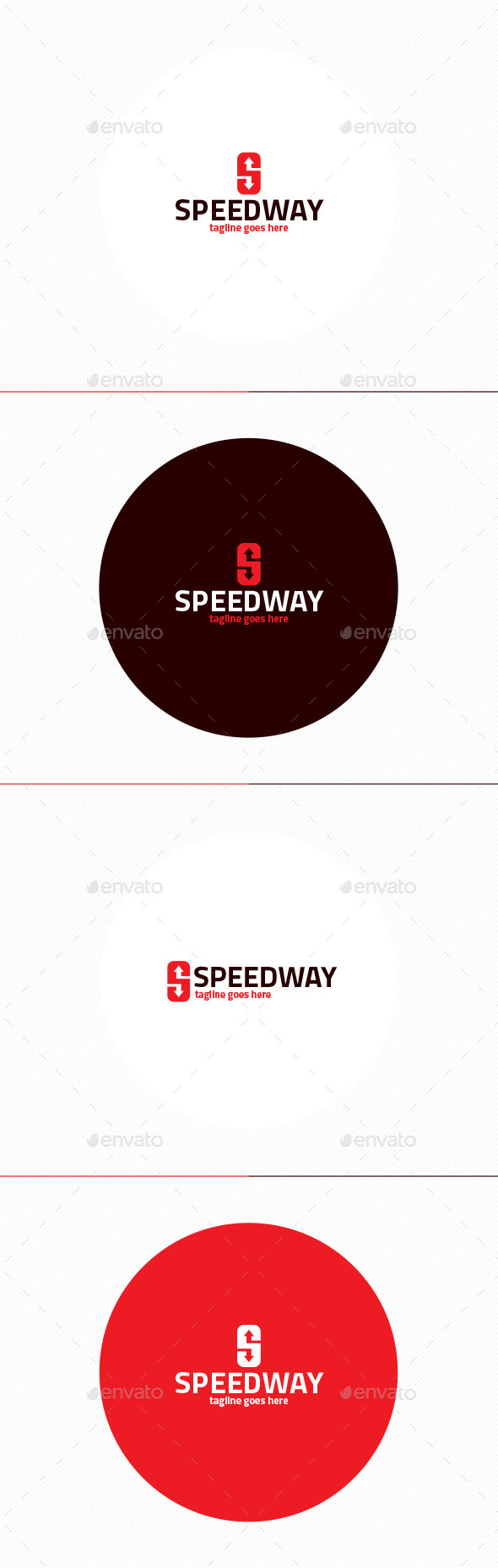 Speed Way Logo • Letter S