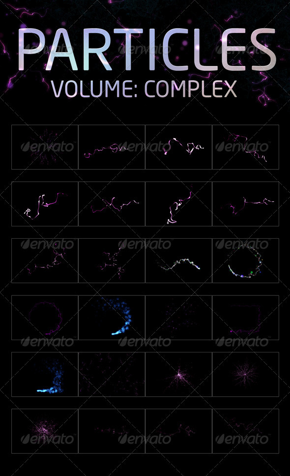Particles Pack // COMPLEX - Abstract Backgrounds