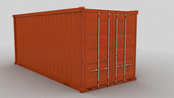 Shipping Container 20ft - 3Docean 12096740
