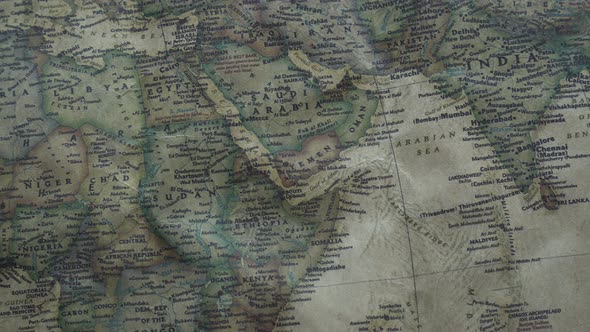 Old Vintage Map Of The World 3 alt