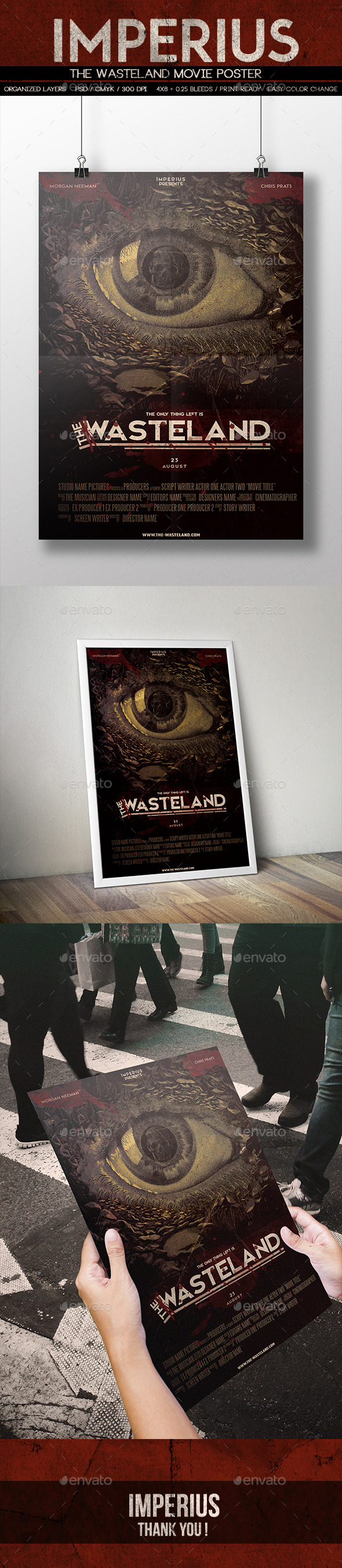 The Wasteland Poster - Flyers Print Templates