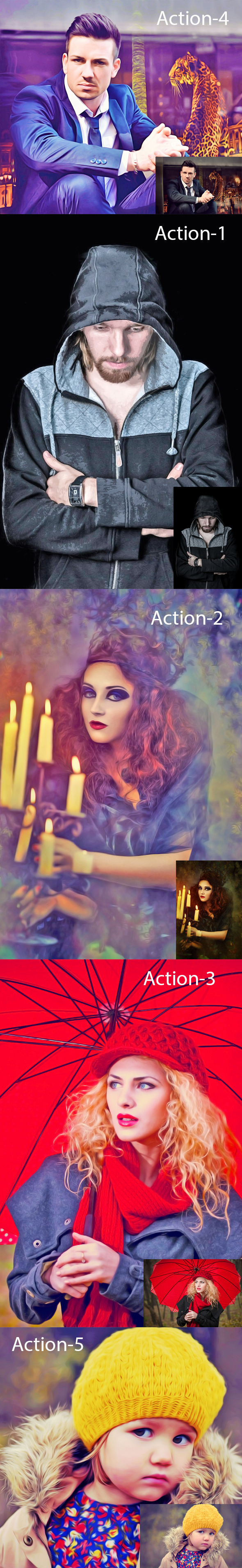 Oil HDR Action - Photo Effects Actions