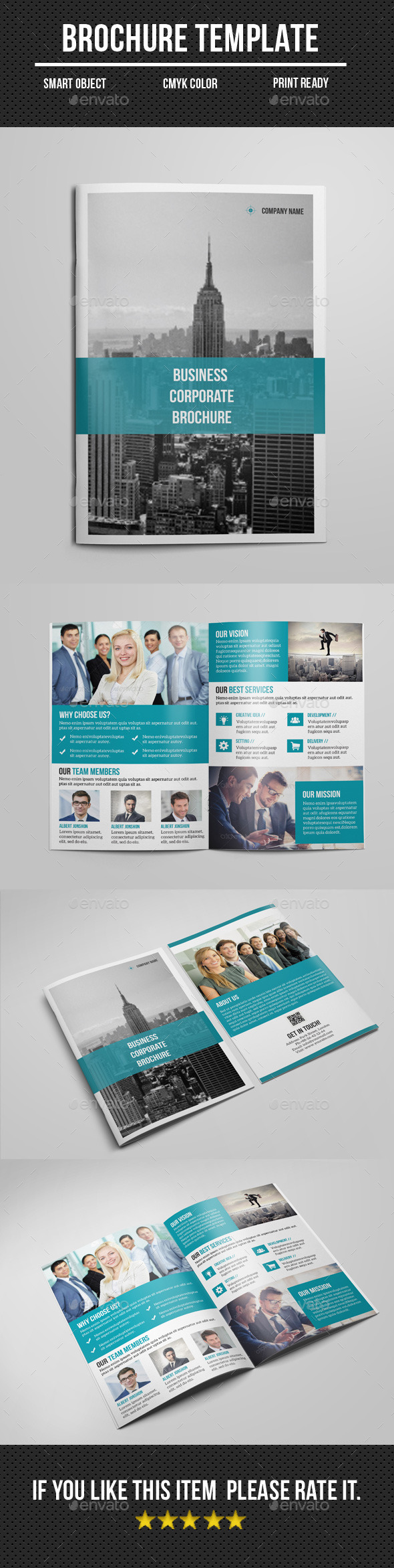 Corporate Bi- Fold Brochure - Corporate Brochures