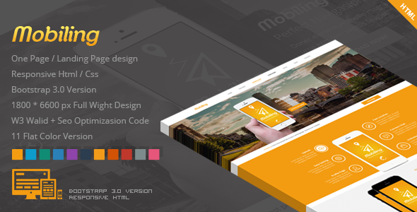 Mobiling - One - ThemeForest 7123531