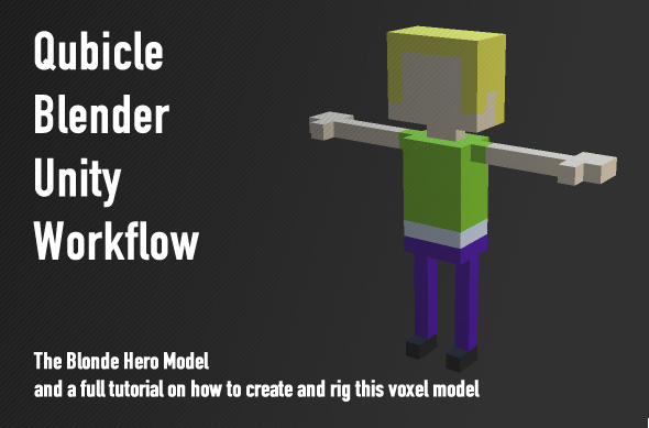 Qubicle-Blender-Unity3D Character Workflow - 3Docean 12107742