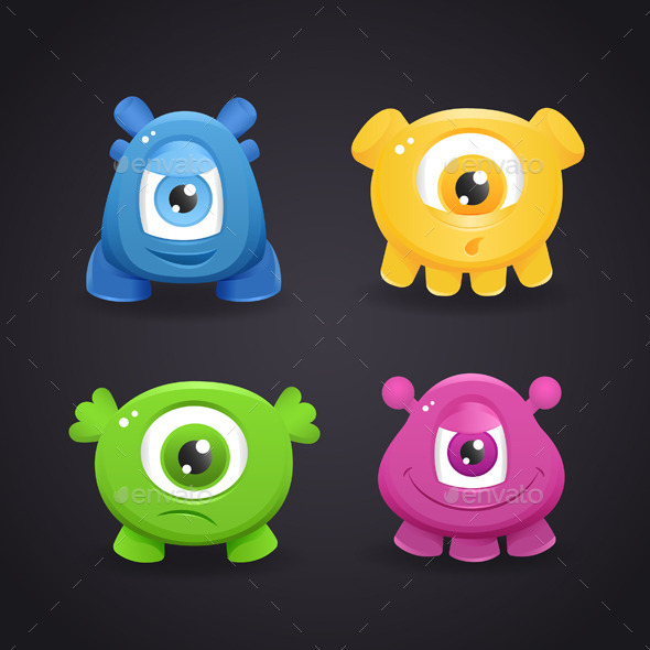 Cartoon Monsters - Monsters Characters