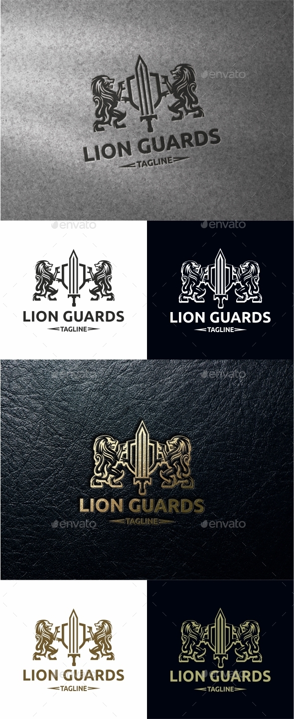 Lion Guards - Crests Logo Templates