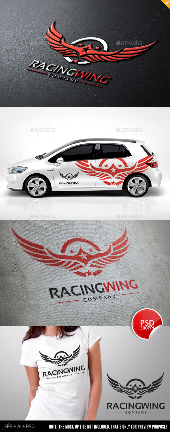 Racing WIng - Crests Logo Templates