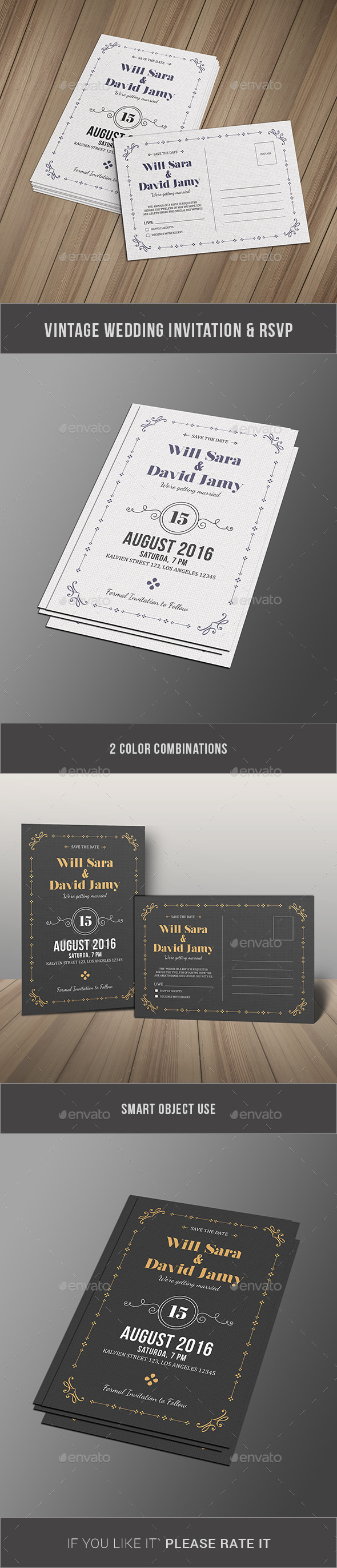 Wedding Invitation - Cards & Invites Print Templates