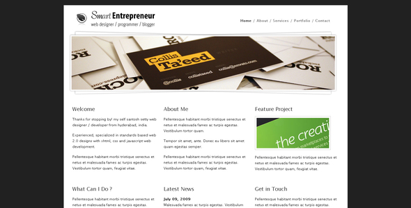 Smart Entrepreneur - ThemeForest 48952