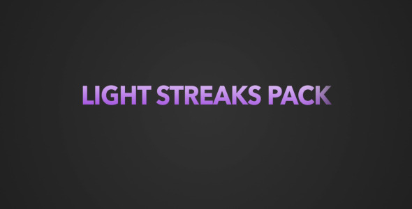 Light Streaks Pack - VideoHive 12113226