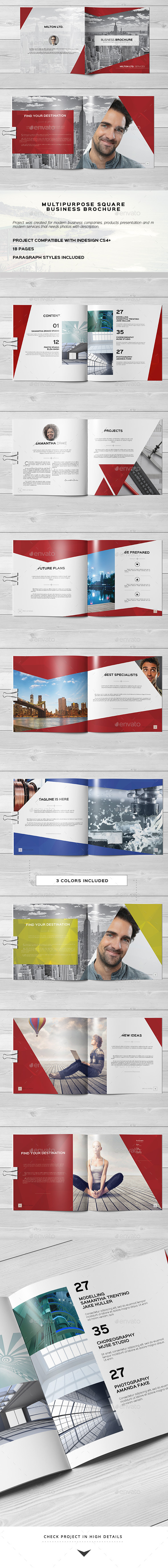 Multipurpose Square Business Catalog / Brochure - Catalogs Brochures