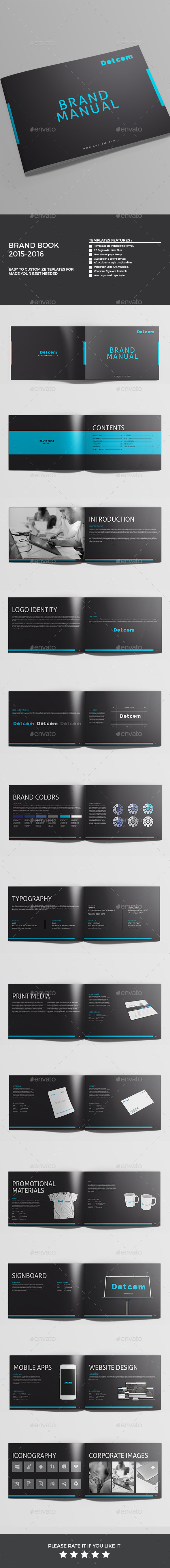 Brand Manual - Brochures Print Templates