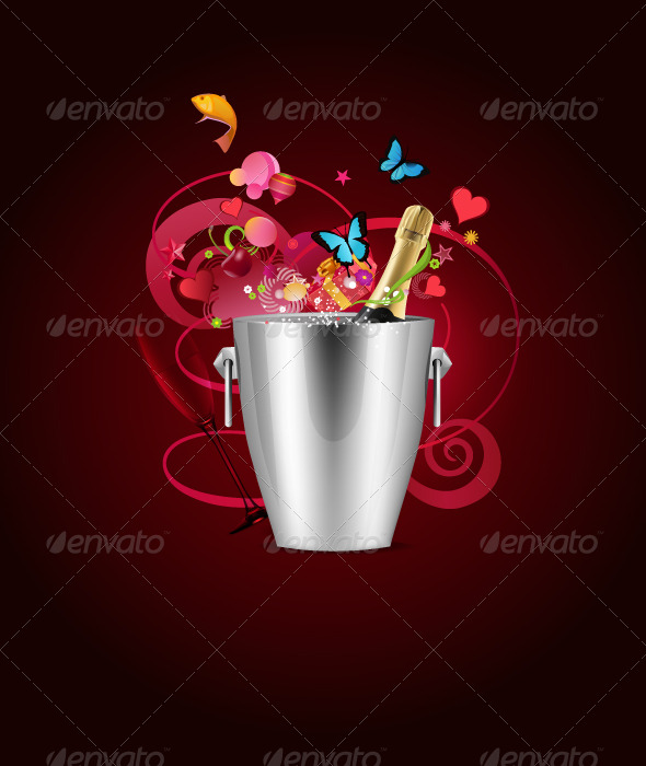 new year holiday illustration - New Year Seasons/Holidays