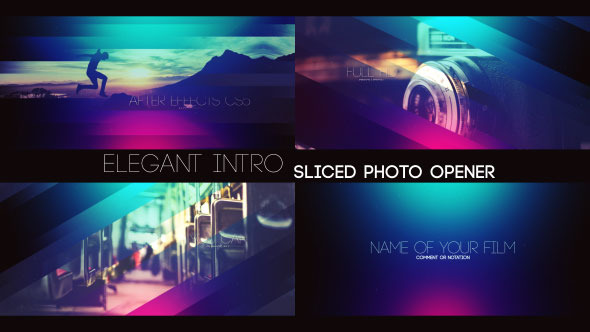 Elegant Intro - Sliced Photo Opener