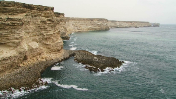 Beautiful Black Sea Coast Of Cape Tarkhankut In