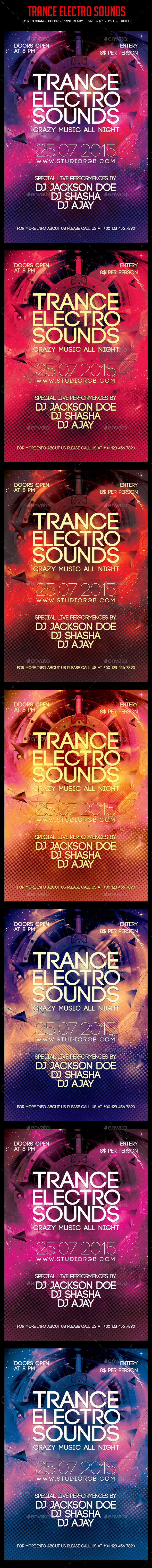 Trance Electro Sounds - Clubs & Parties Events