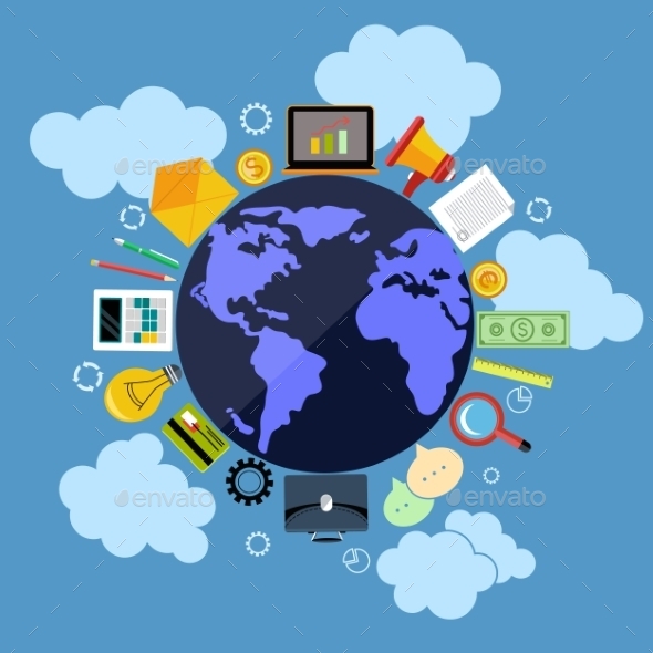 Web Business Globe - Concepts Business