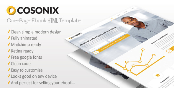 Cosonix One-Page HTML5 - ThemeForest 12040139